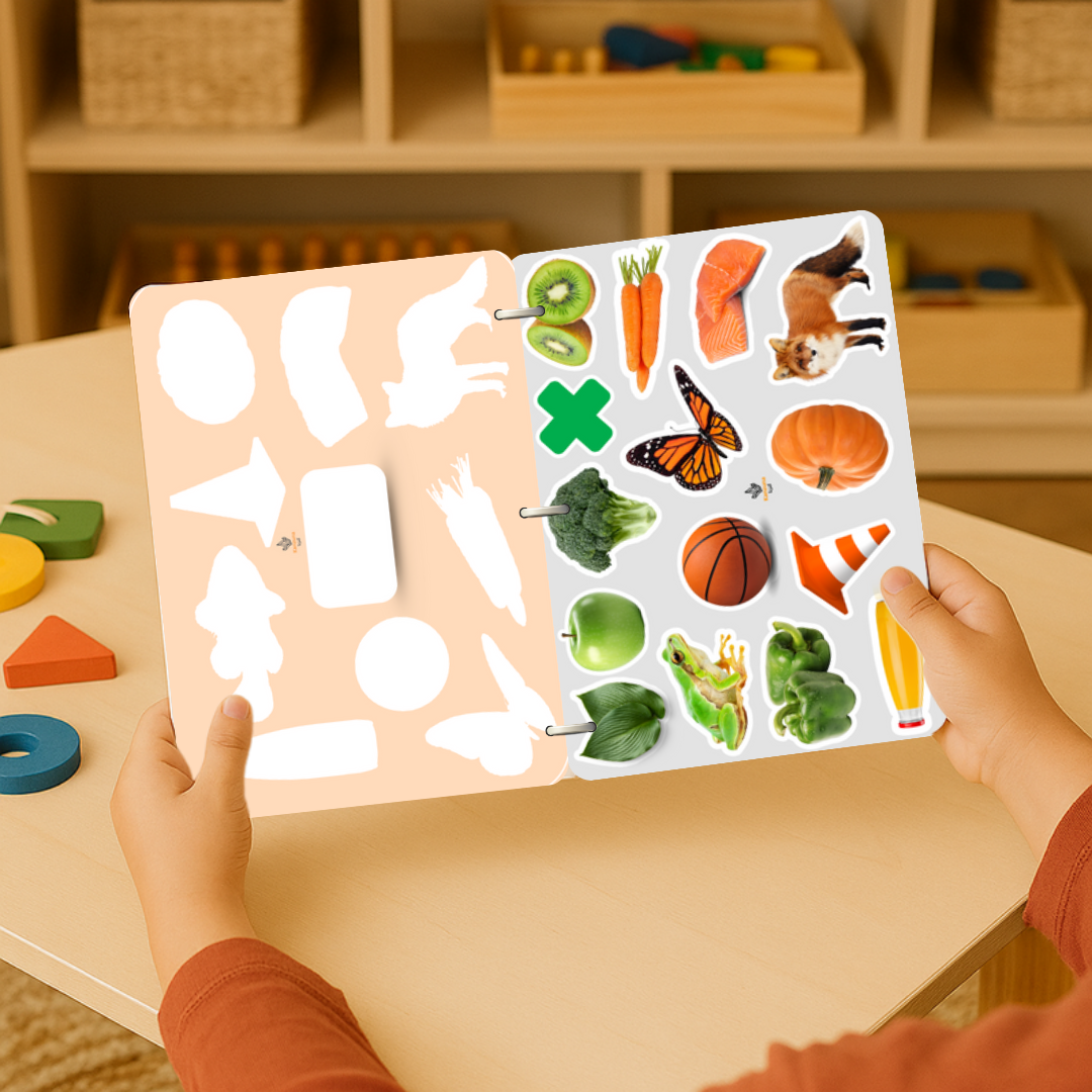 image_product_0 Le grand livret sensoriel des couleurs – Jeu d’association ombres et objets réels