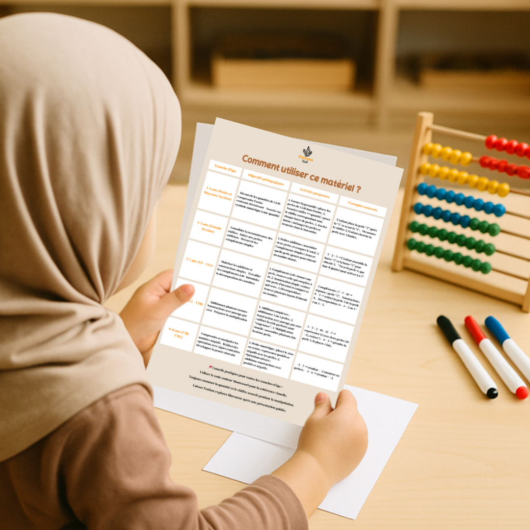 Perles Montessori 1-10